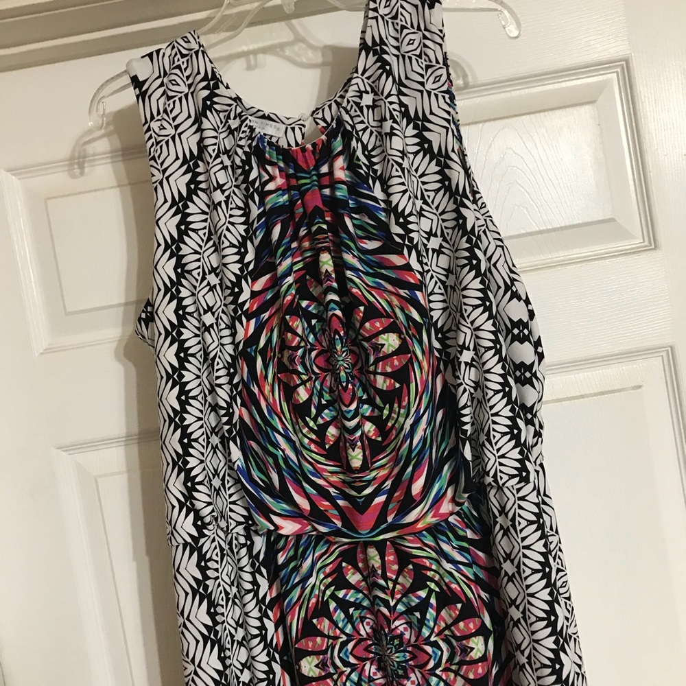 Colorful maxi dress plus size! 18W